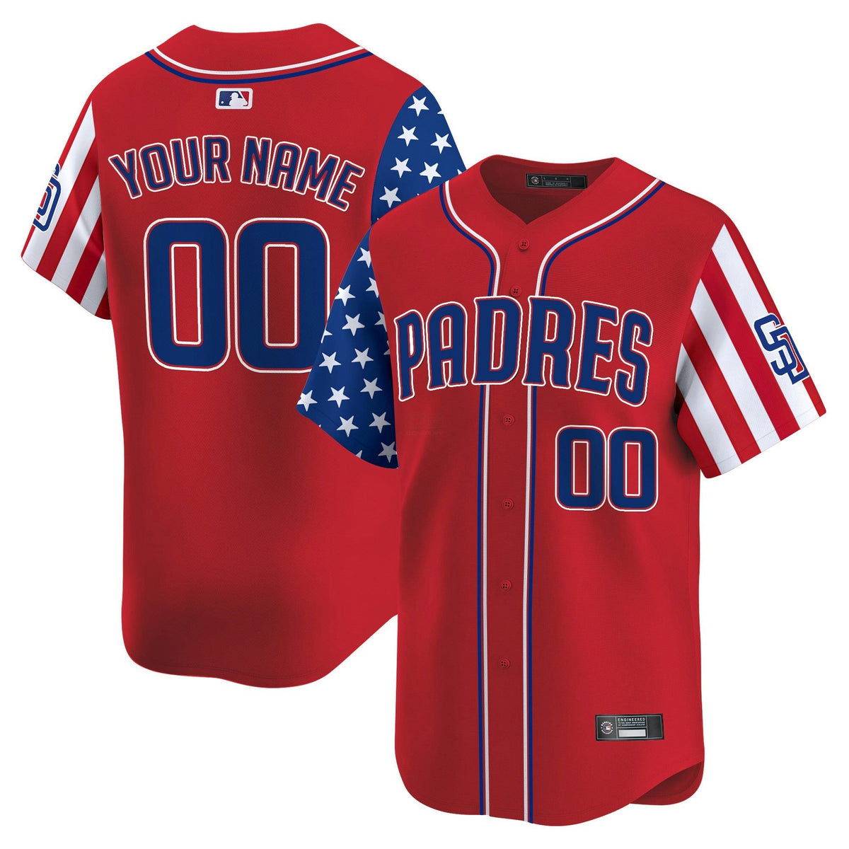 MLB San Diego 2025 Independence Day Vapor Premier Limited Jersey