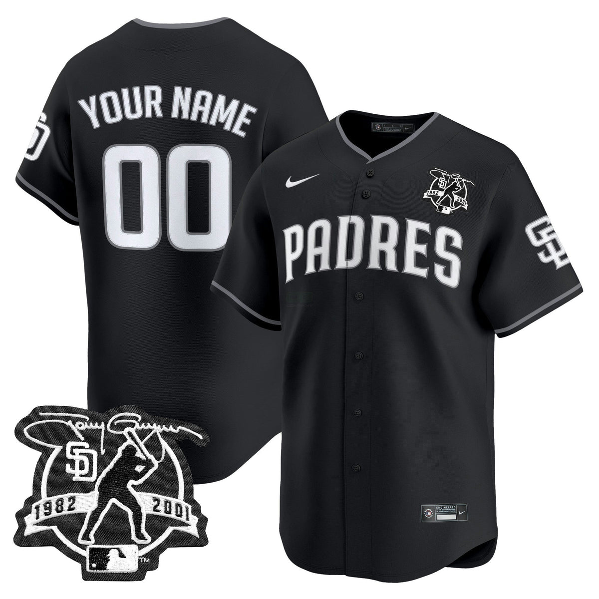 MLB San Diego 2025 Lights Out Vapor Premier Limited Jersey - Custom