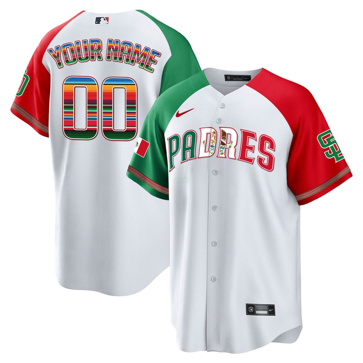 MLB San Diego Mexico Cool Base Limited Jersey V2