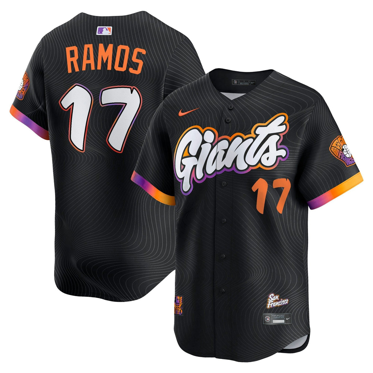 MLB San Francisco 2025 City Connect Vapor Premier Limited Jersey
