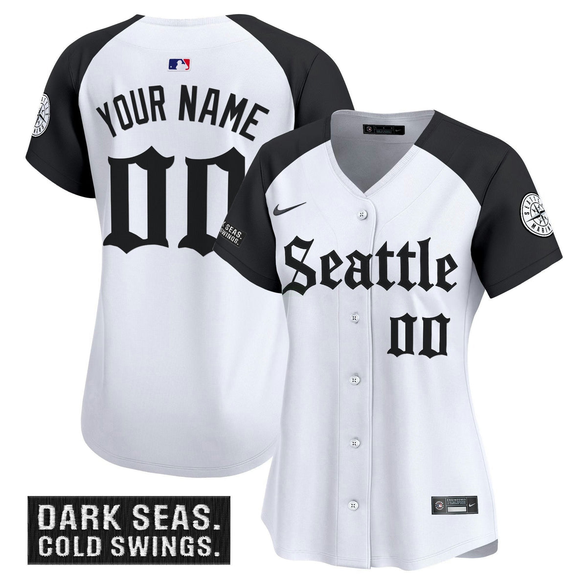 MLB Seattle ‘Deep Sea Gothic Edition’ Vapor Premier Limited Jersey