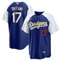 MLB Shohei Ohtani Los Angeles Gold Trim Cool Base Jersey
