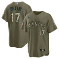 MLB Shohei Ohtani Los Angeles Salute To Service Jersey - Shohei Ohtani