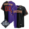 MLB Split Arizona Dbacks – Suns 2023 World Series Patch Jersey - Black
