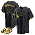 MLB Tampa Bay Randy Arozarena Black Gold Jersey