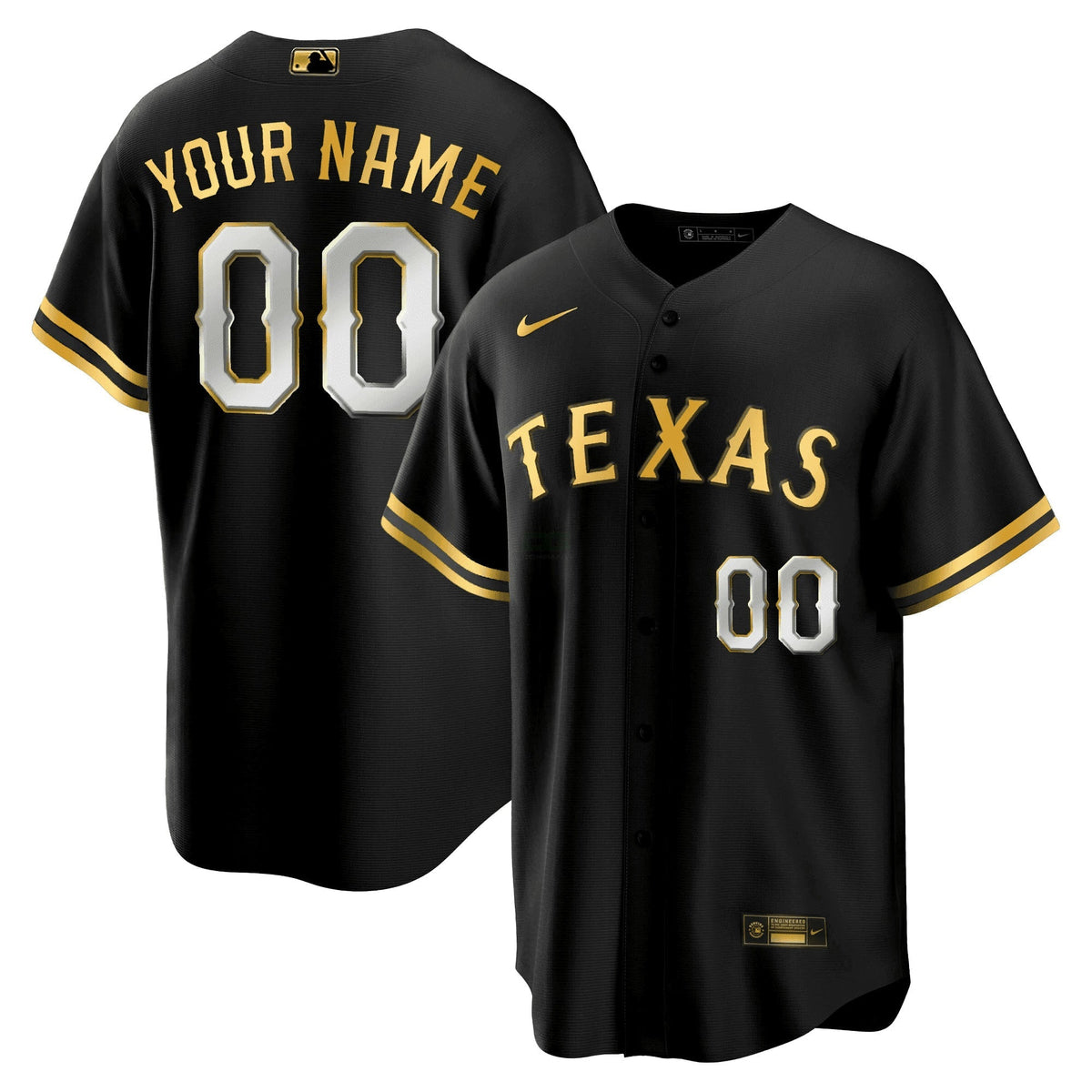 MLB Texas 2023 Gold Jersey