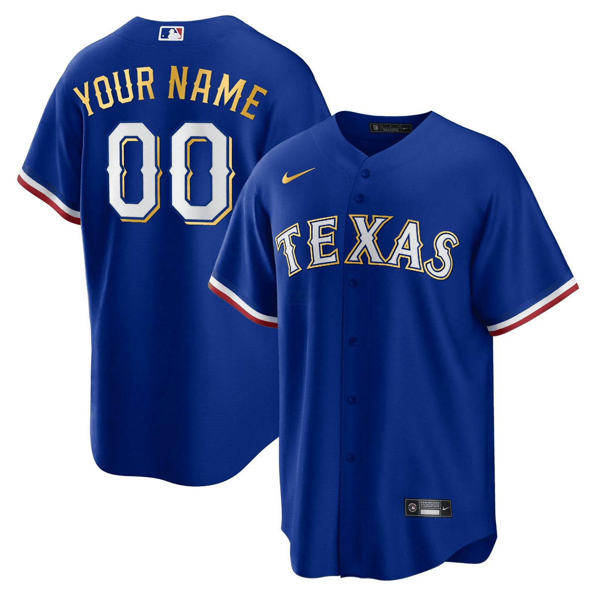 MLB Texas 2023 Gold Trim Jersey