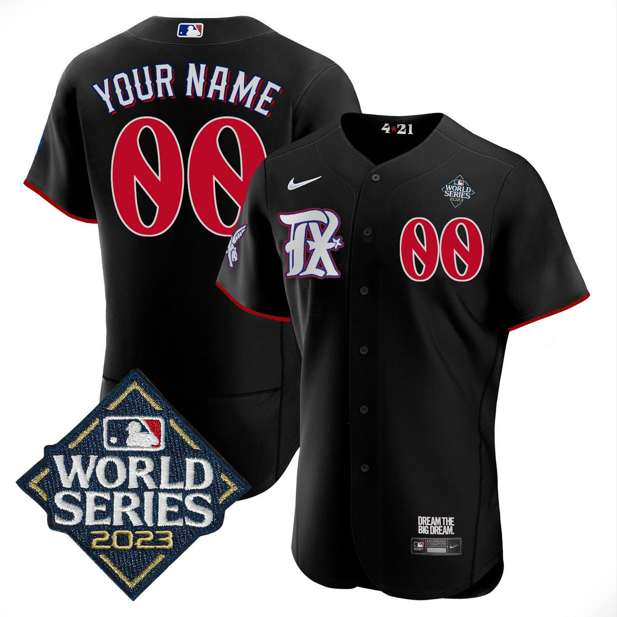 MLB Texas 2023 World Series City Connect Flex Base Jersey