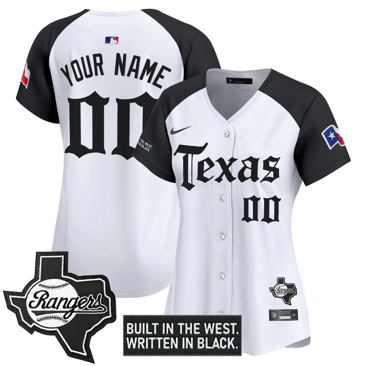 MLB Texas ‘Gothic Frontier Edition’ Vapor Premier Limited Jersey