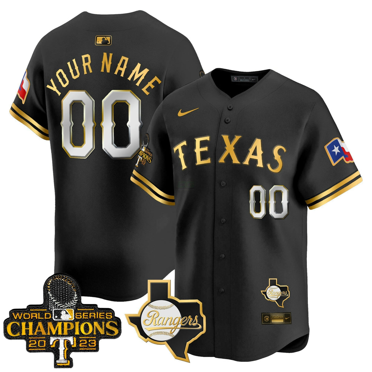 MLB Texas World Series Champions Vapor Premier Limited Jersey V2