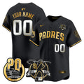 MLB Tony Gwynn & Petco Park 20th Patch Vapor Premier Limited Jersey