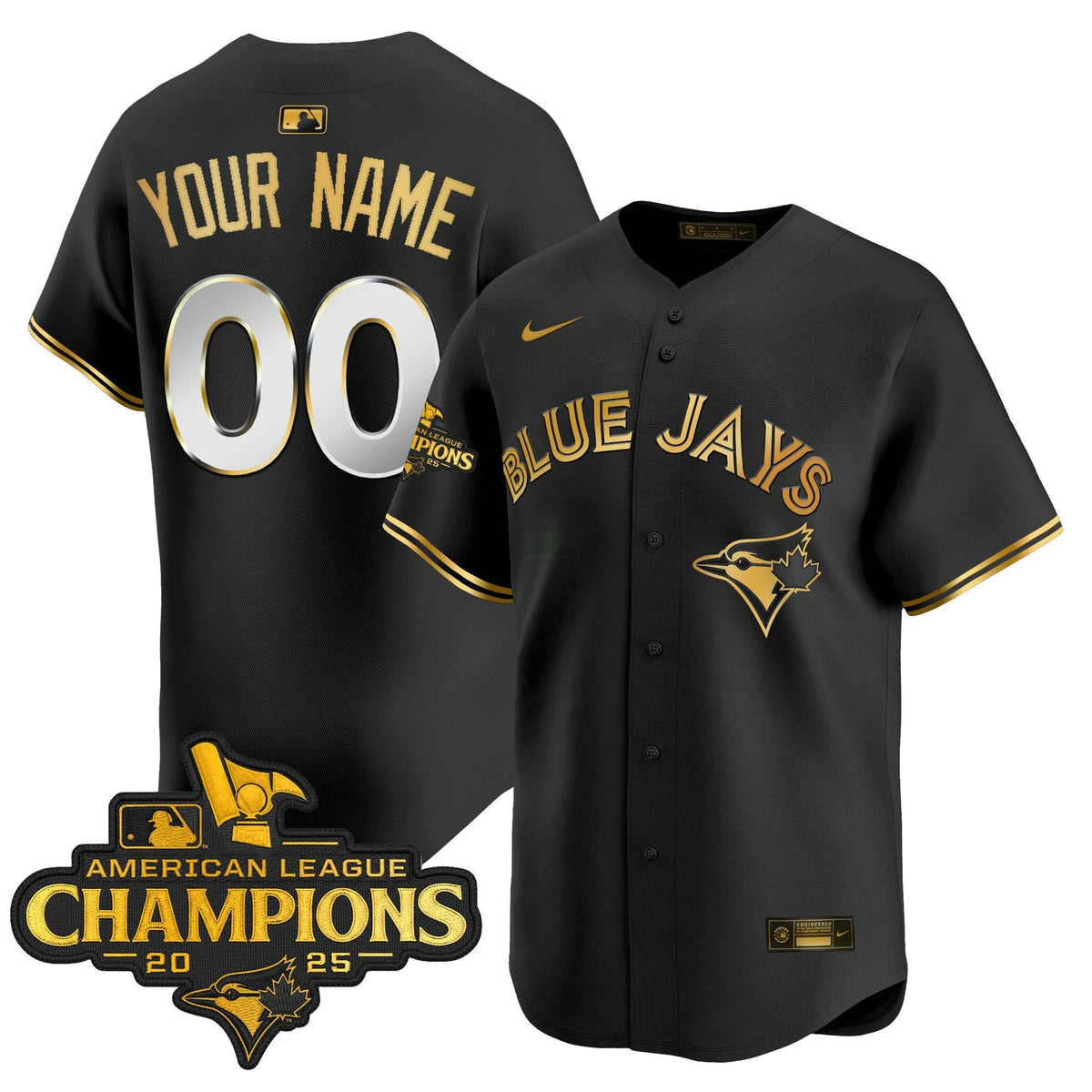 MLB Toronto 2025 American League Champions Vapor Premier Limited Jersey