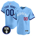 MLB Tribute Vin Scully Patch Vapor Premier Limited Jersey