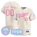 MLB Vin ITFDB Patch Bubblegum Pink Vapor Premier Limited Jersey