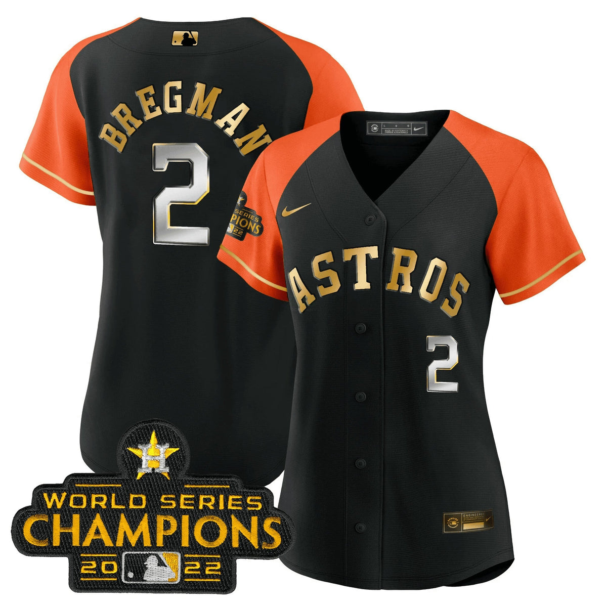 MLB Women’s 2023 Gold Alternate Jersey