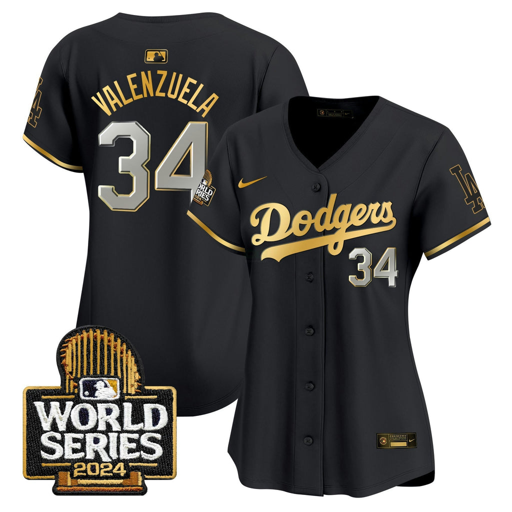MLB Women’s 2024 World Series Gold Trim Vapor Premier Limited Jersey