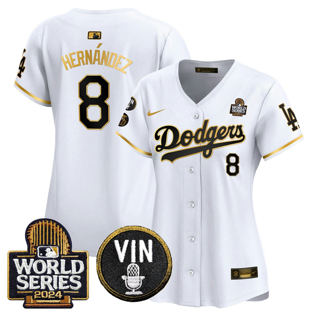 MLB Women’s 2024 World Series Gold Trim Vapor Premier Limited Jersey V2