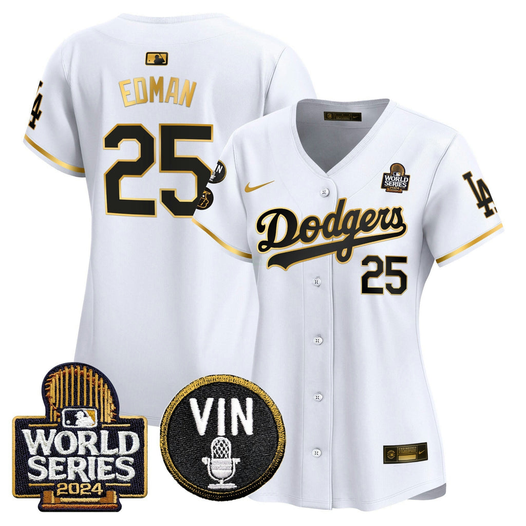 MLB Women’s 2024 World Series Gold Trim Vapor Premier Limited Jersey V2