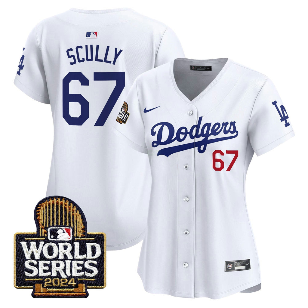 MLB Los Angeles Dodgers Women’s 2024 World Series Vapor Premier Limited Jersey