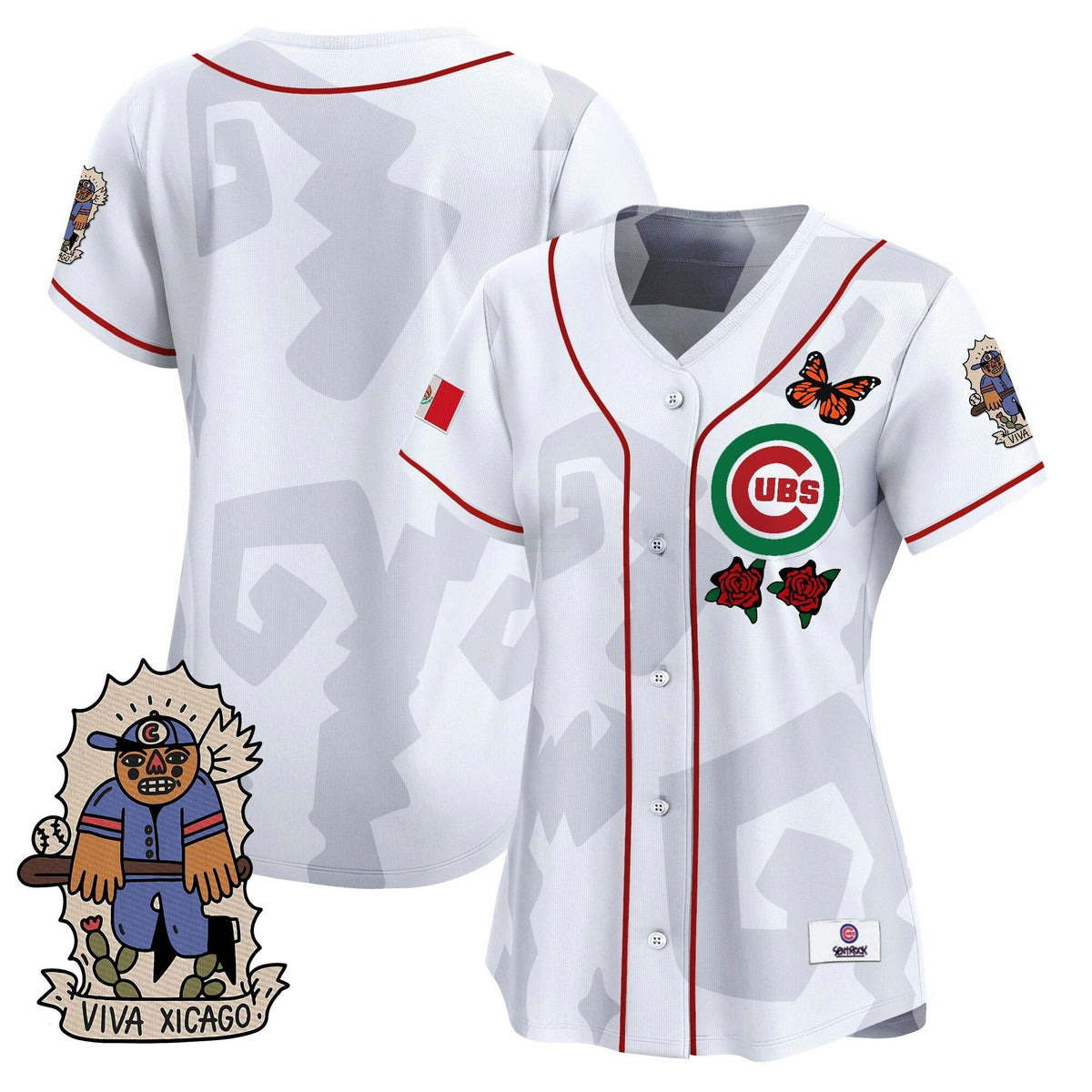 MLB Women’s 2025 Chicago Mexican Heritage Vapor Premier Limited Jersey – Stitched