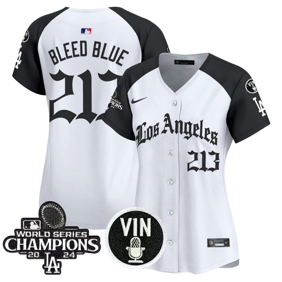 MLB Women’s 2025 LA Gothic Style Vapor Premier Limited Jersey