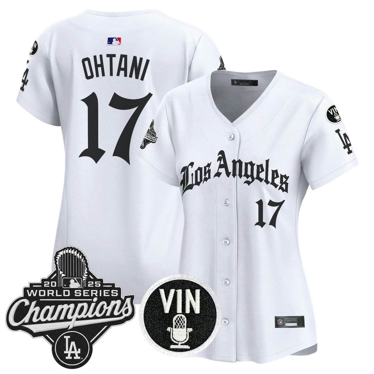 MLB Women’s 2025 World Series Champions Vapor Premier Limited Jersey – LA Gothic Edition