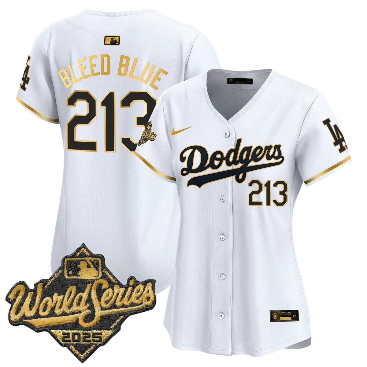 MLB Women’s 2025 World Series Gold Trim Vapor Premier Limited Jersey