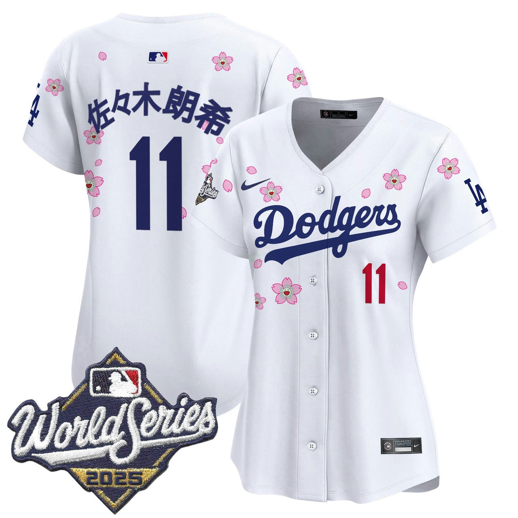 MLB Women’s 2025 World Series x Tokyo Series Vapor Premier Limited Jersey – Stitched