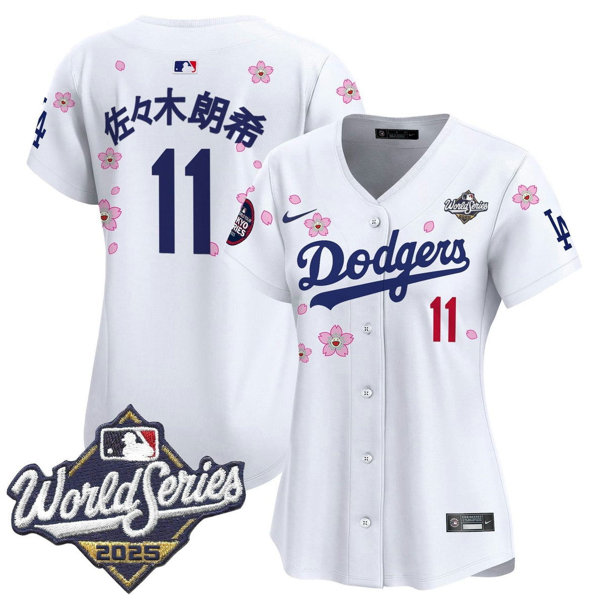 MLB Women’s 2025 World Series x Tokyo Series Vapor Premier Limited Jersey V2 – Stitched