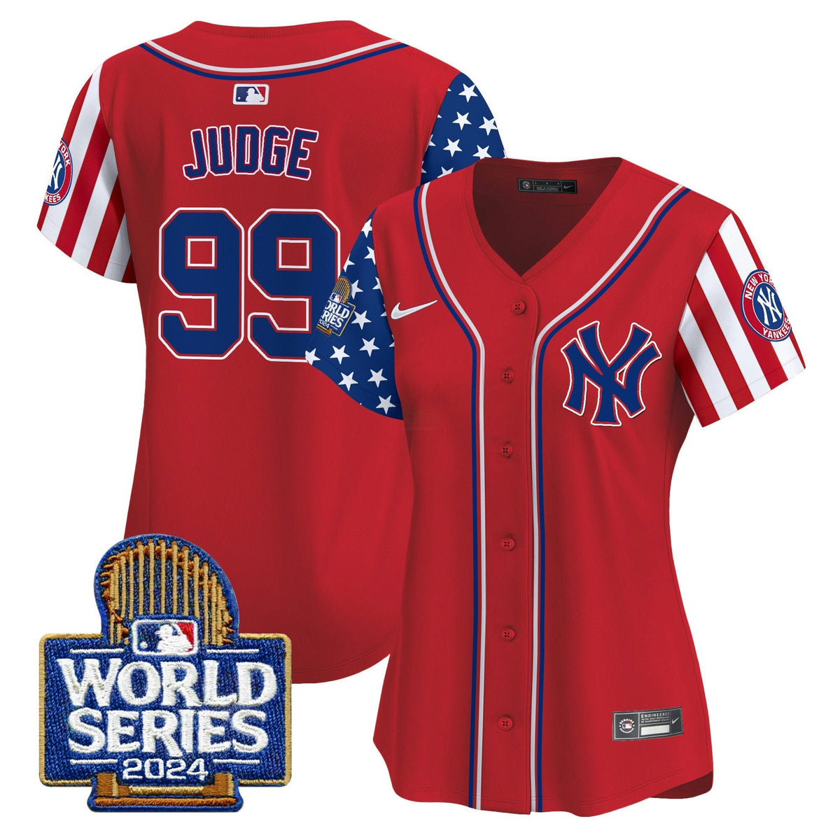 MLB New York Yankees Women’s American Style 2024 World Series Vapor Premier Limited Jersey