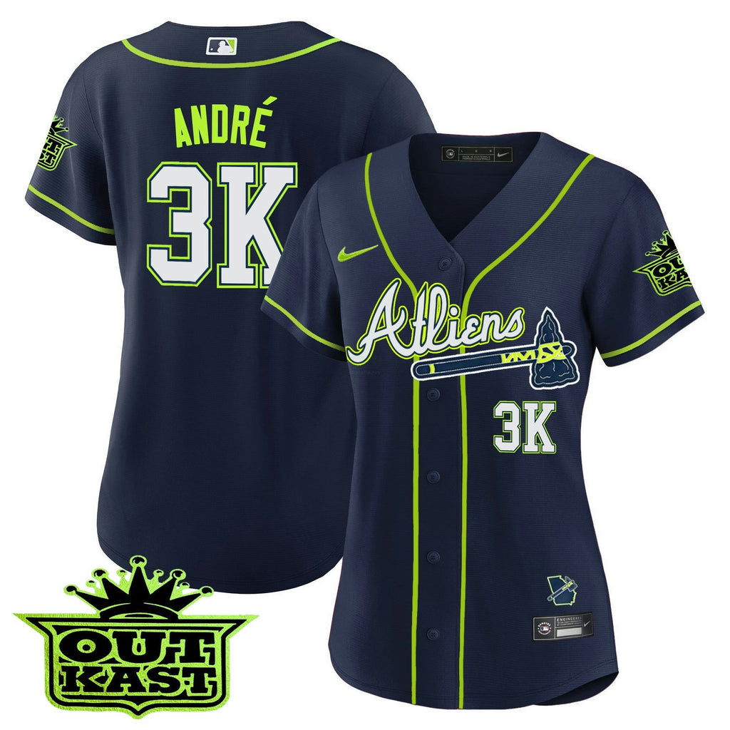 MLB Women’s Atlanta Atliens Jersey