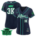 MLB Women’s Atlanta Atliens Jersey – Galaxy Version – Stitched