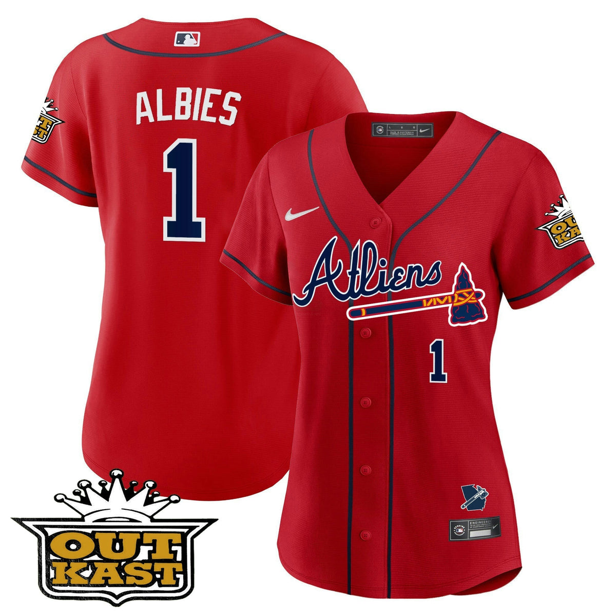 MLB Women’s Atlanta Atliens Jersey V2