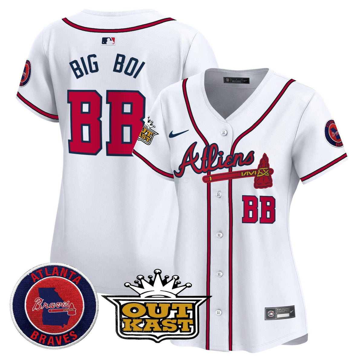 MLB Women’s Atlanta Atliens Vapor Premier Limited Jersey