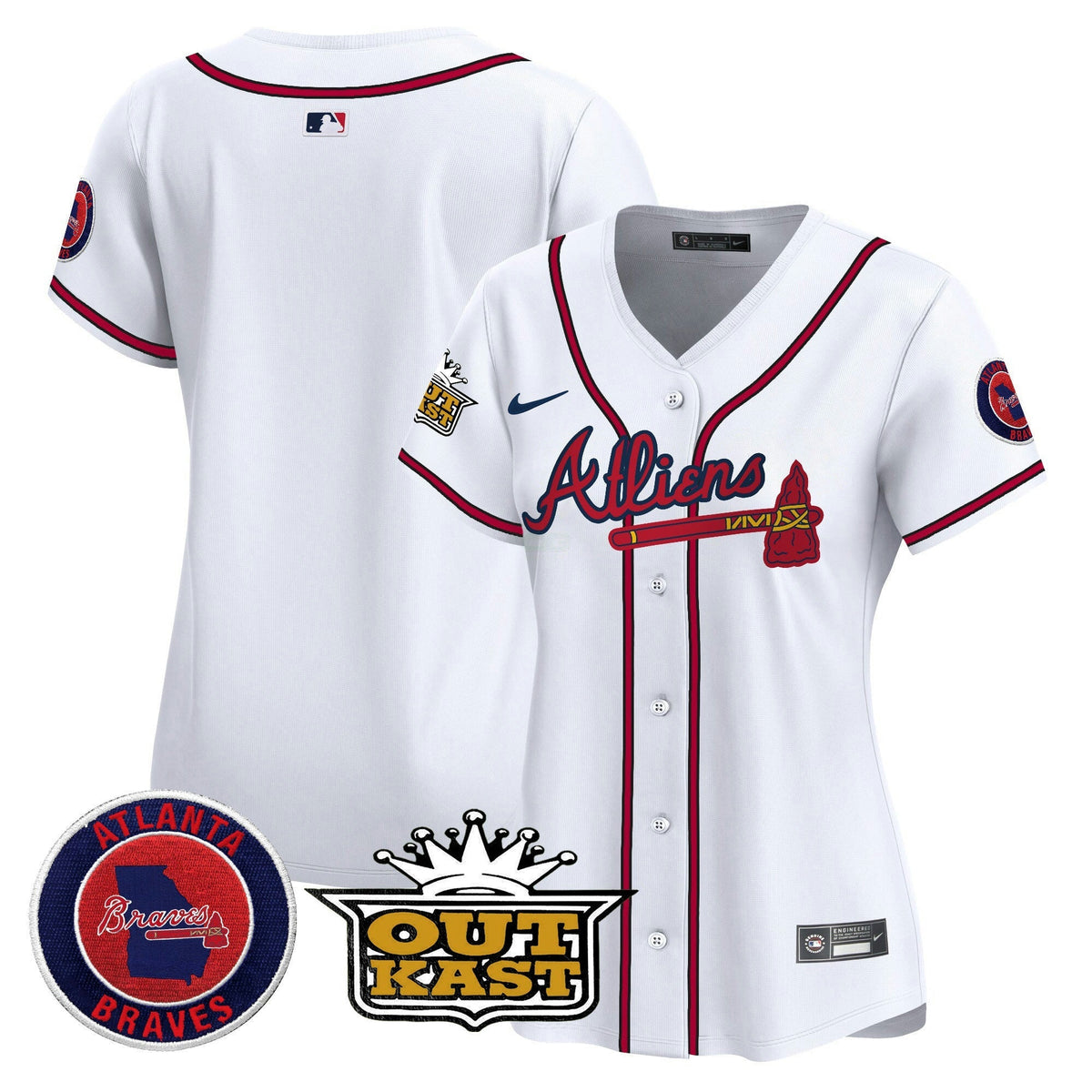 MLB Women’s Atlanta Atliens Vapor Premier Limited Jersey