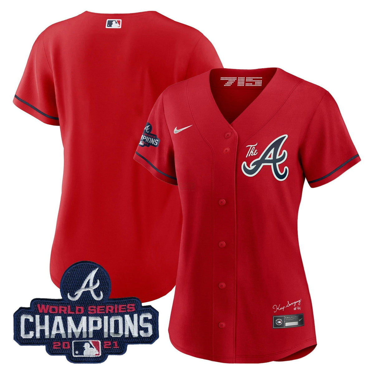 MLB Women’s Atlanta Champions City Connect Gold Jersey