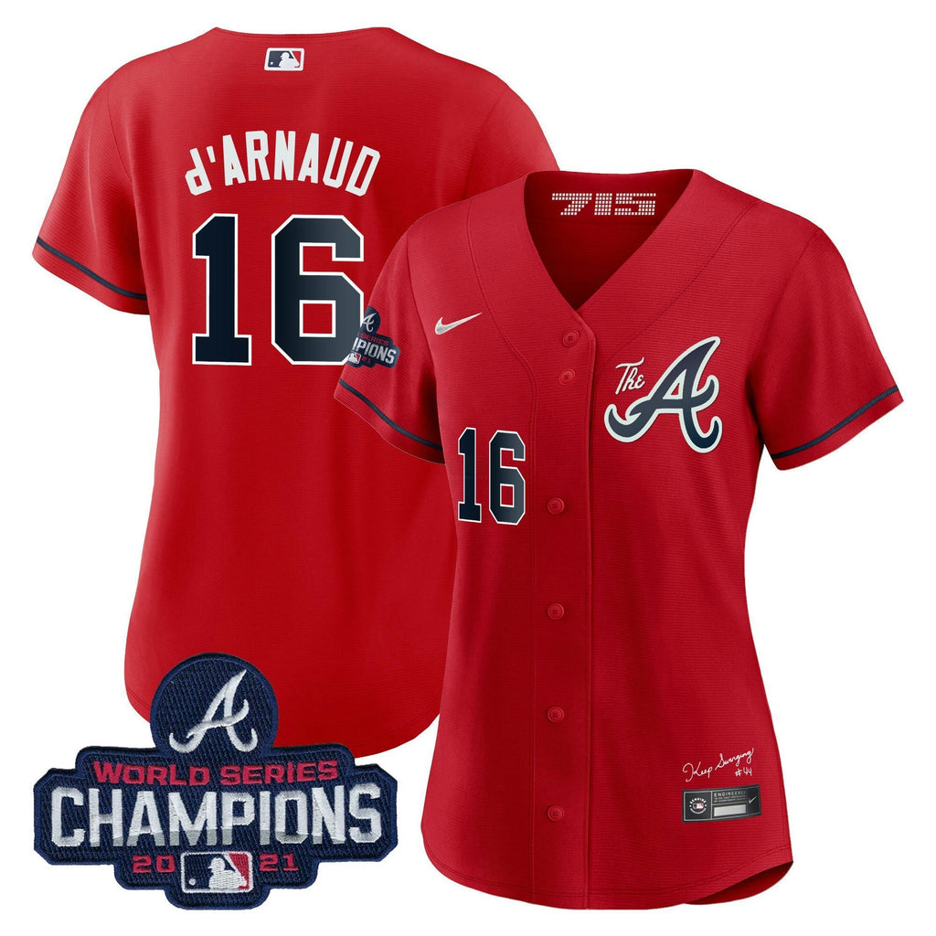 MLB Women’s Atlanta Champions City Connect Gold Jersey