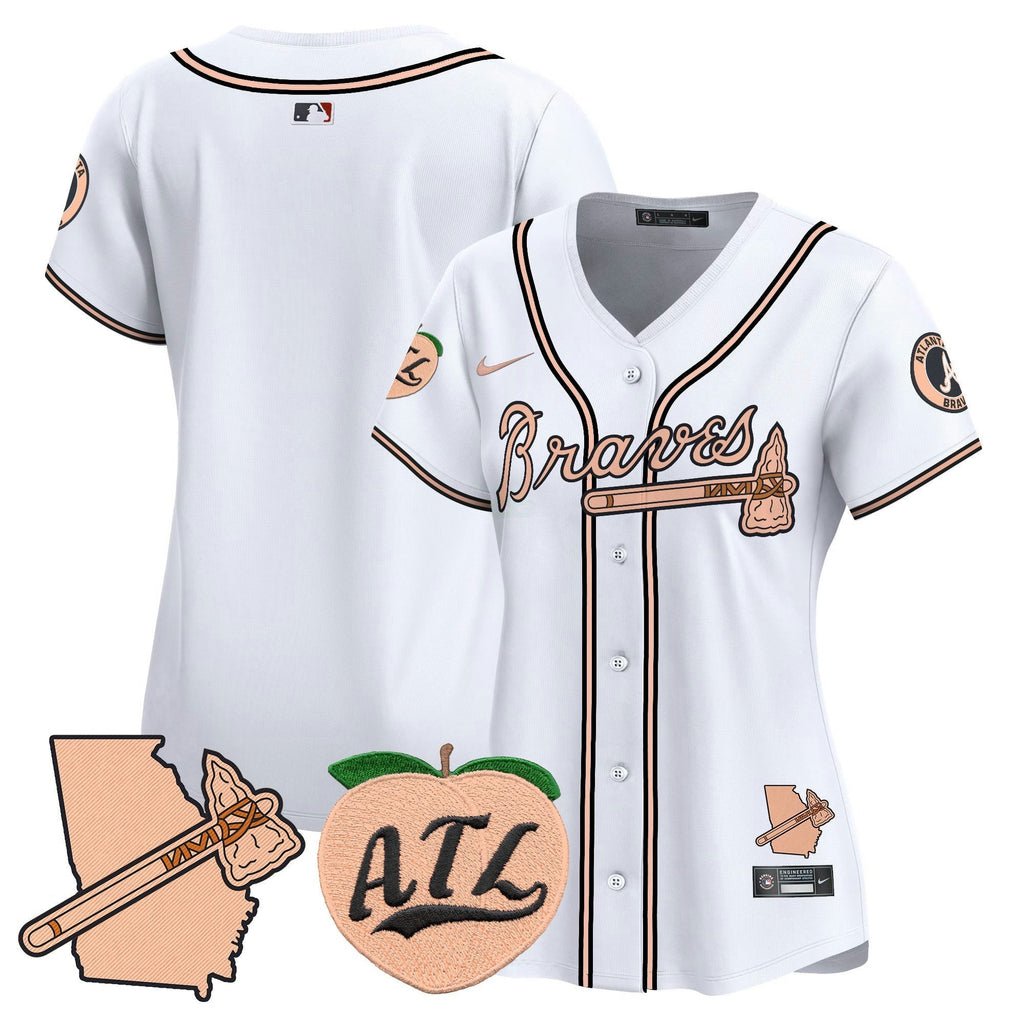 MLB Women’s Atlanta Peach Vapor Premier Limited Jersey