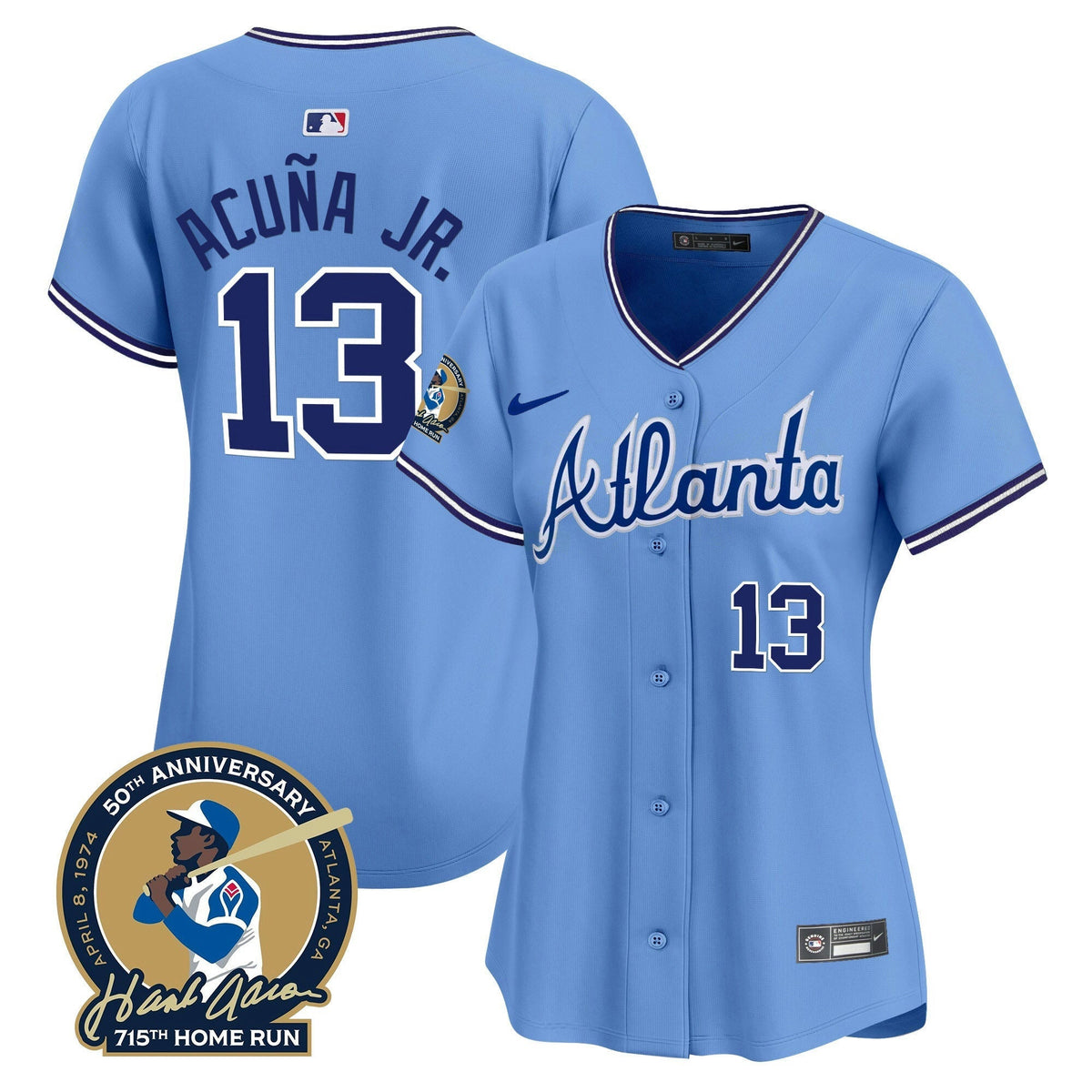 MLB Women’s Atlanta Throwback 1974 – 1982 Vapor Premier Limited Jersey