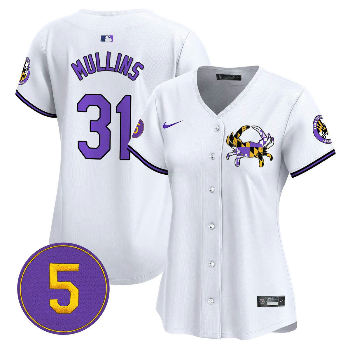 MLB Women’s Baltimore Purple Vapor Premier Limited Jersey