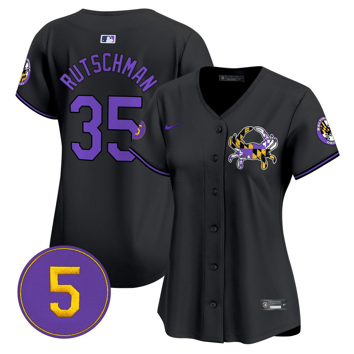 MLB Women’s Baltimore Purple Vapor Premier Limited Jersey