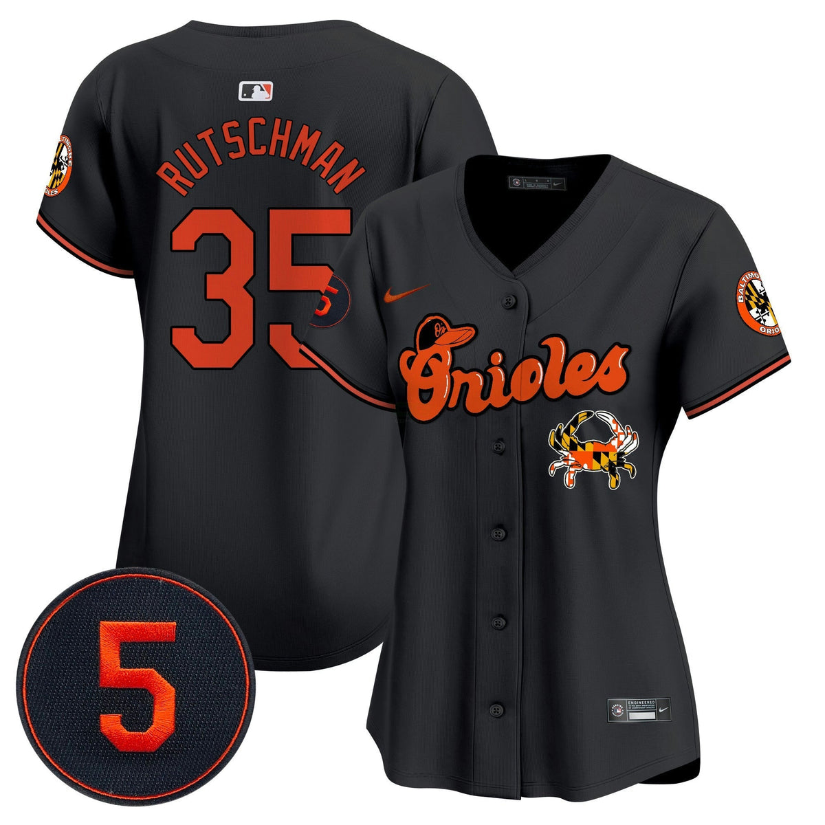 MLB Women’s Baltimore Robinson Patch Vapor Premier Limited Jersey V6