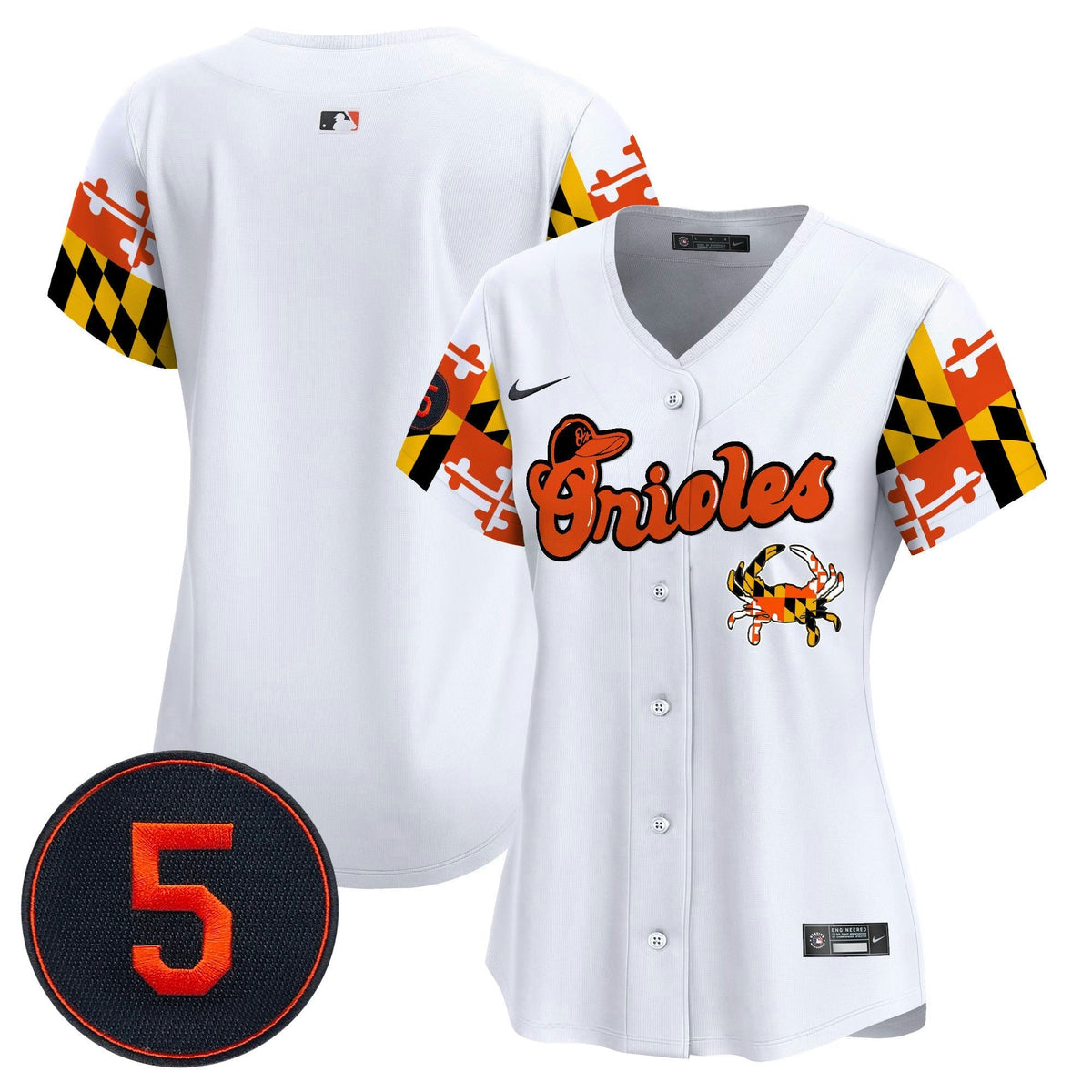 MLB Women’s Baltimore Robinson Patch Vapor Premier Limited Jersey V7