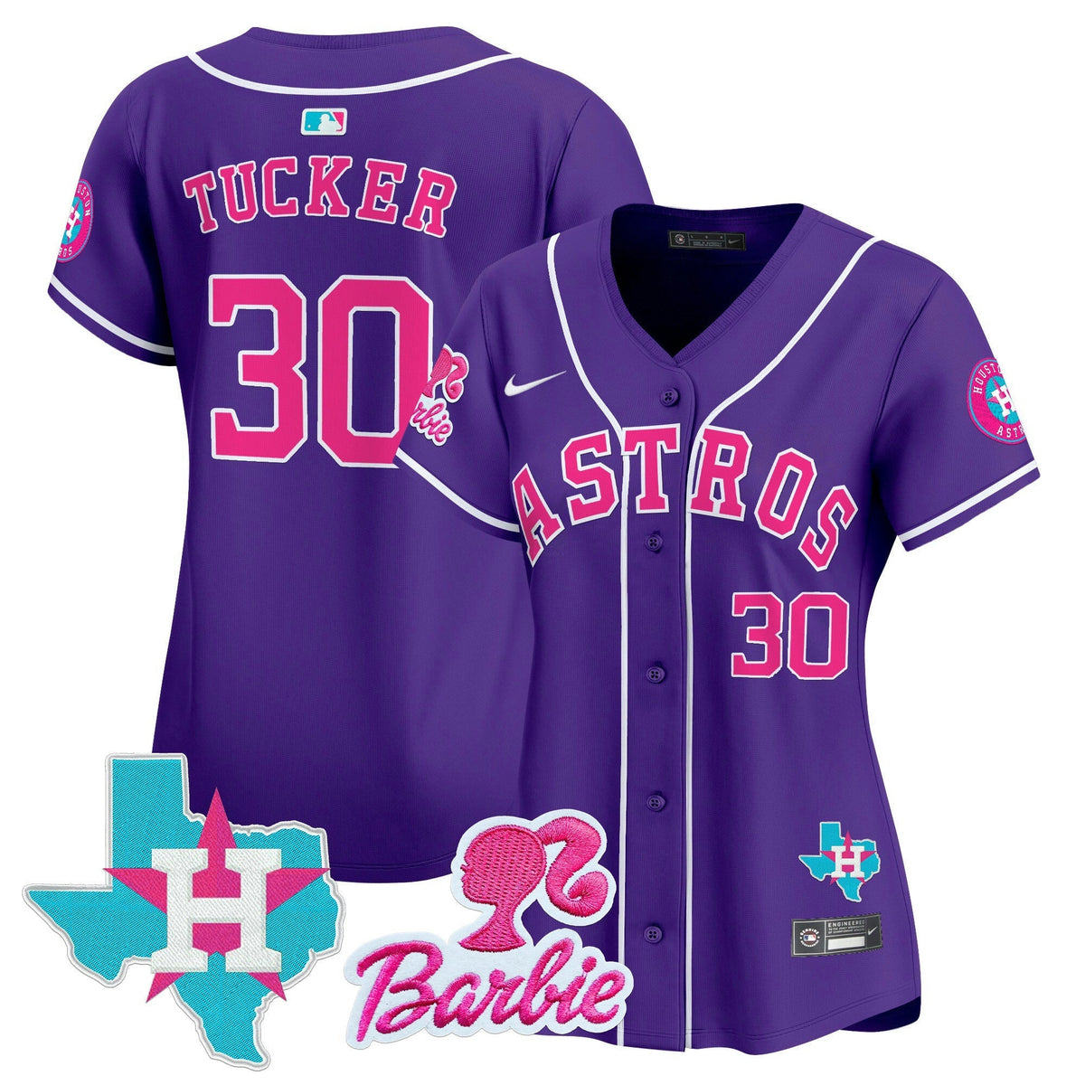 MLB Women’s Barbie Patch Vapor Premier Limited Jersey