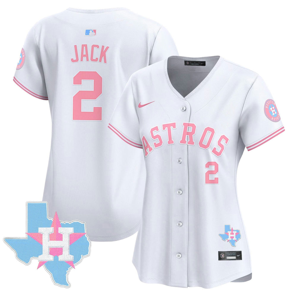 MLB Houston Astros Women’s Bubblegum Pink Vapor Premier Limited Jersey