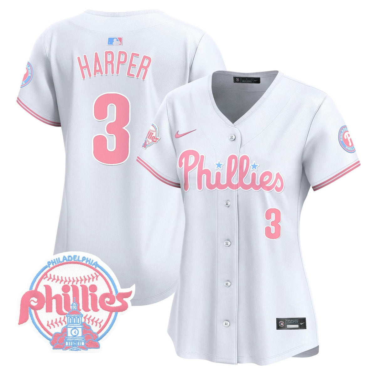 MLB Women’s Bubblegum Pink Vapor Premier Limited Jersey V2