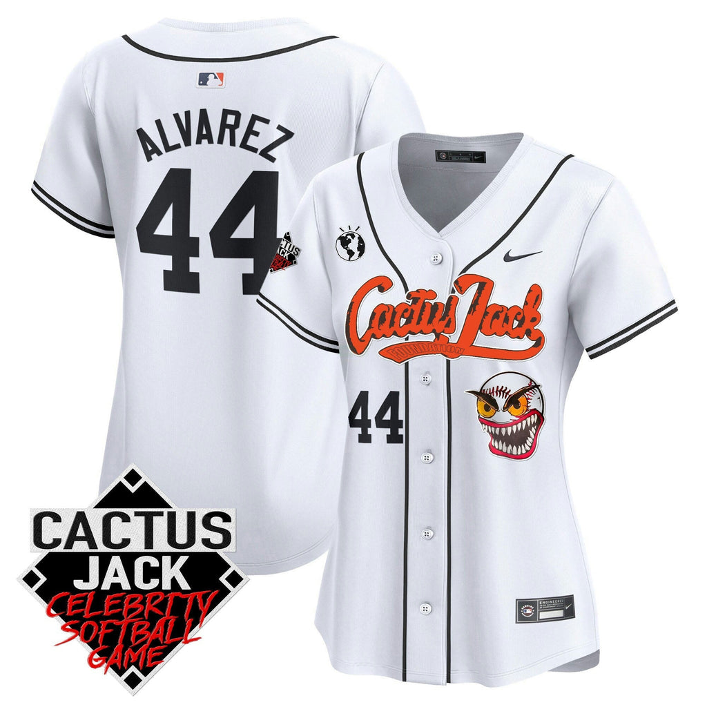 MLB Women’s Cactus Jack Celebrity Softball Game Patch Vapor Premier Limited Jersey