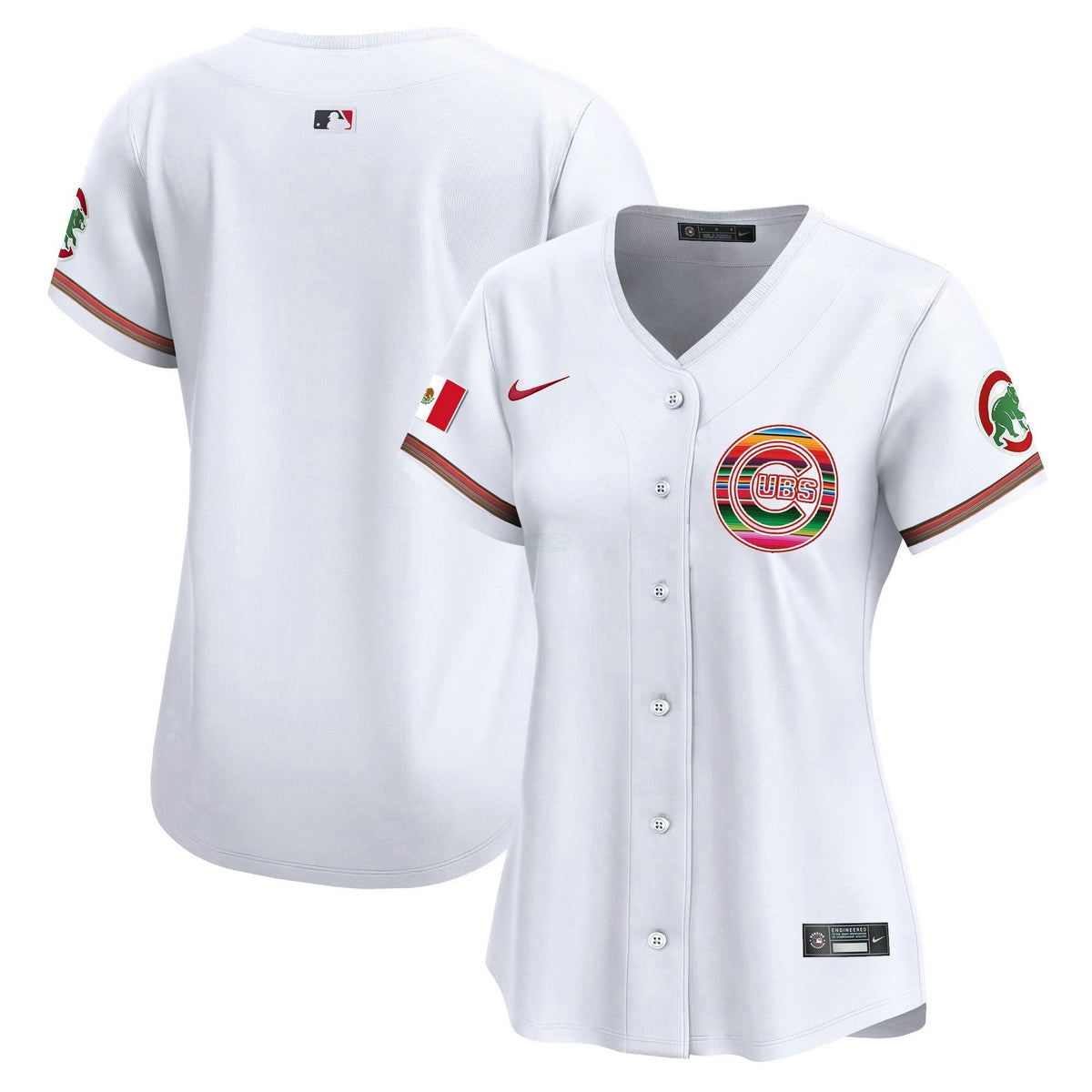 MLB Chicago Cubs Women’s Chicago Mexico Vapor Premier Limited Jersey