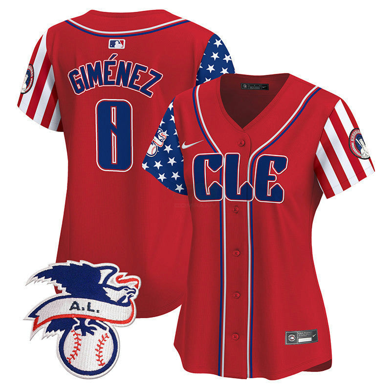 MLB Women’s Cleveland 2024 Fourth of July Vapor Premier Limited Jersey