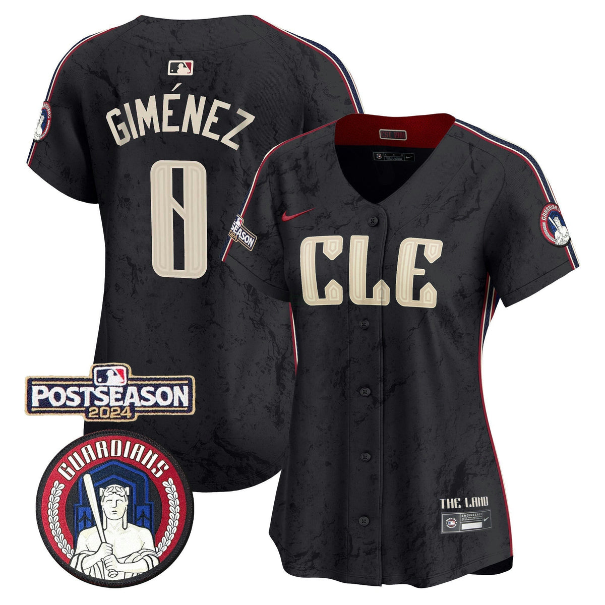 MLB Women’s Cleveland 2024 Postseason Patch City Connect Vapor Premier Limited Jersey
